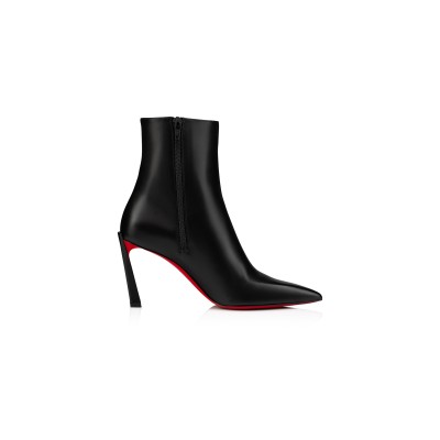 CHRISTIAN LOUBOUTIN CONDORA BOOTY85 MM LOW BOOTS - CALF LEATHER - BLACK 1230284BK01